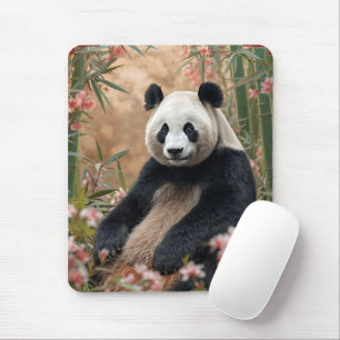 Schattigee Panda Beer Bamboe Art Muismat