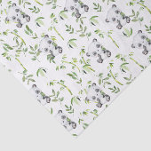 Schattigee Panda Beer Cub Bamboe Groen Decoupage Tissuepapier (Detail)
