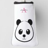 Schattigee panda beer custom Monogram Golfheadcover (Draai 90)