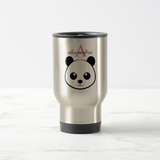 Schattigee panda beer custom Monogram Reisbeker (Center)