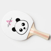 Schattigee panda beer custom Monogram Tafeltennisbatje (Zijkant)