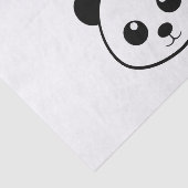 Schattigee panda beer custom Monogram Tissuepapier (Detail)