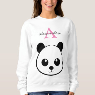 Schattigee panda beer custom Monogram Trui