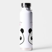 Schattigee Panda Beer Custom Monogram Waterfles (Links)