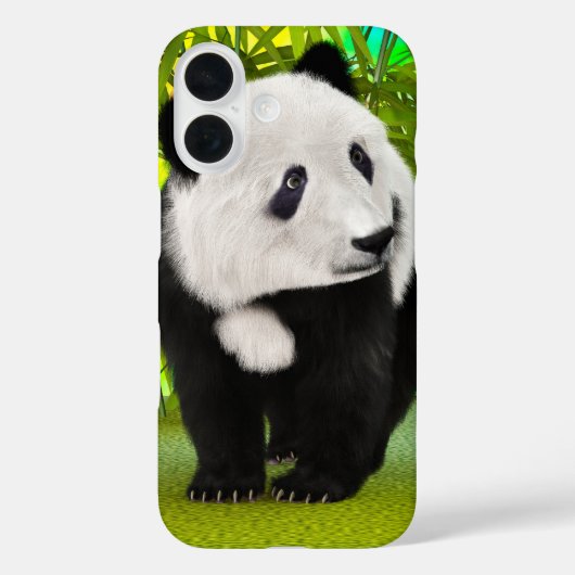 Schattigee Panda Beer Kawaii Dierenvriend Perfect Case-Mate iPhone Case (Achterkant)