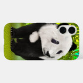 Schattigee Panda Beer Kawaii Dierenvriend Perfect Case-Mate iPhone Case (Achterkant (horizontaal))