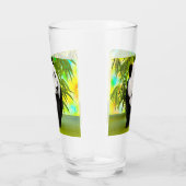 Schattigee Panda Beer Kawaii Dierenvriend Perfect Glas (Rechts)