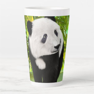 Schattigee Panda Beer Kawaii Dierenvriend Perfect  Latte Mok