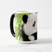 Schattigee Panda Beer Kawaii Dierenvriend Perfect  Magische Mok (Voorkant links)
