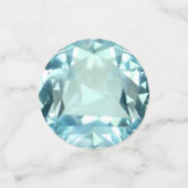 Schattigee panda beer op Columbia blauw Confetti (Kleine voorkant)