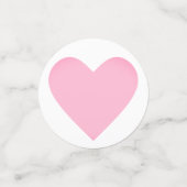 Schattigee panda beer op roze confetti (Kleine voorkant)