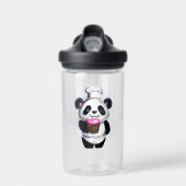 Schattigee Panda Beer Waterfles (Voorkant)