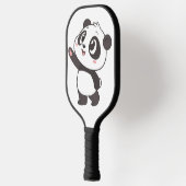 Schattigee Panda Beer Waving – Pickleball Paddle D (Links)