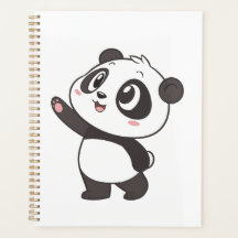 Schattigee Panda Beer Waving – Planner Hoesje Desi
