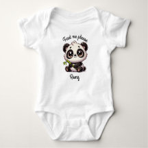 Schattigee Panda bodysuit