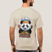 Schattigee Panda Chef Stir-Fry Shirt – Food Lover  (Achterkant)