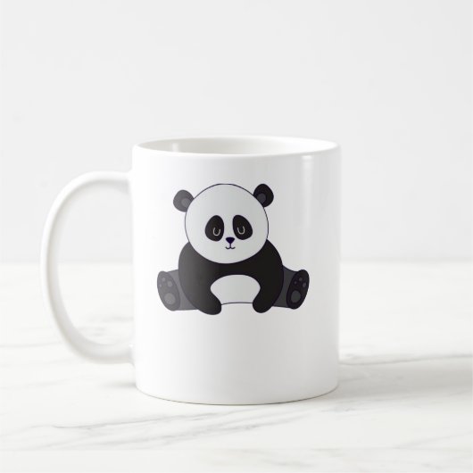 Schattigee Panda Coffee Mok - Sip in stijl! (Links)