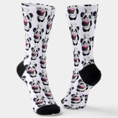 Schattigee Panda Crew Sokken (Gebogen)