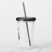 Schattigee Panda drink bubbelthee, boba tea Acryl Drinkbeker (Links)