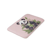 Schattigee Panda drink bubbelthee, boba tea Badmat (Gekanteld)