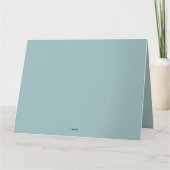 Schattigee Panda drink bubbelthee, boba tea Bedankkaart (Achterkant)