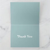 Schattigee Panda drink bubbelthee, boba tea Bedankkaart (Binnen)