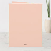 Schattigee Panda drink bubbelthee, boba tea Bedankkaart (Achterkant)