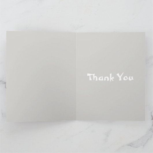 Schattigee Panda drink bubbelthee, boba tea Bedankkaart (Binnen)