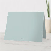 Schattigee Panda drink bubbelthee, boba tea Bedankkaart (Achterkant)