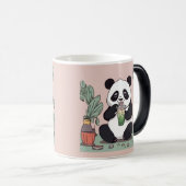 Schattigee Panda drink bubbelthee, boba tea Magische Mok (Voorkant rechts)