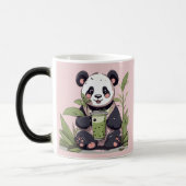 Schattigee Panda drink bubbelthee, boba tea Magische Mok (Links)
