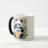 Schattigee Panda drink bubbelthee, boba tea Magische Mok (Voorkant links)