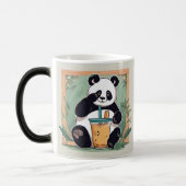 Schattigee Panda drink bubbelthee, boba tea Magische Mok (Links)