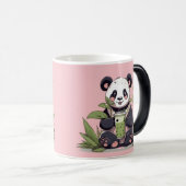 Schattigee Panda drink bubbelthee, boba tea Magische Mok (Voorkant rechts)
