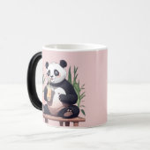 Schattigee Panda drink bubbelthee, boba tea Magische Mok (Voorkant links)