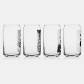 Schattigee Panda Drinkware Set Blikvorm Glas (Rechts)