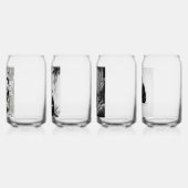 Schattigee Panda Drinkware Set Blikvorm Glas (Links)
