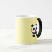 Schattigee Panda Eten Bamboe – Fun Coffee Mok (Voorkant rechts)
