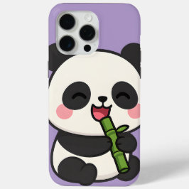 Schattigee Panda eten bamboe hoesjes telefoon