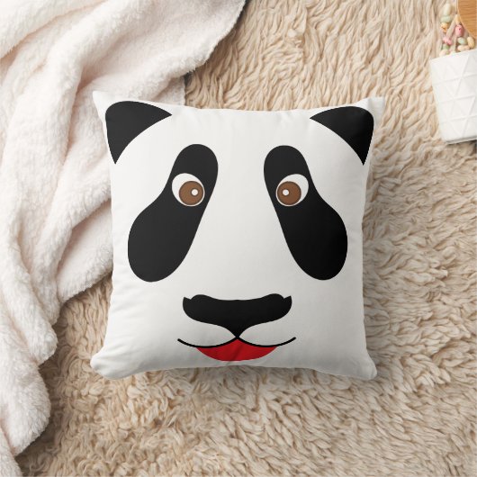 Schattigee Panda Face Kind Kamer Decor Kussen (Deken)