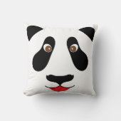 Schattigee Panda Face Kind Kamer Decor Kussen (Voorkant)