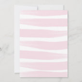 Schattigee panda. Grappig dier. Roze verjaardagsfe Kaart (Achterkant)