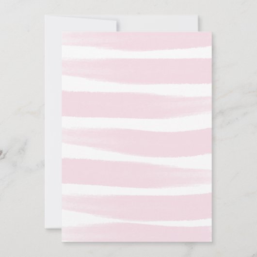 Schattigee panda. Grappig dier. Roze verjaardagsfe Kaart (Achterkant)