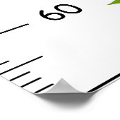 Schattigee Panda Groeigrafiek Poster (Hoek)