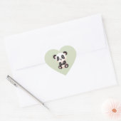 Schattigee Panda Hart Sticker (Envelop)