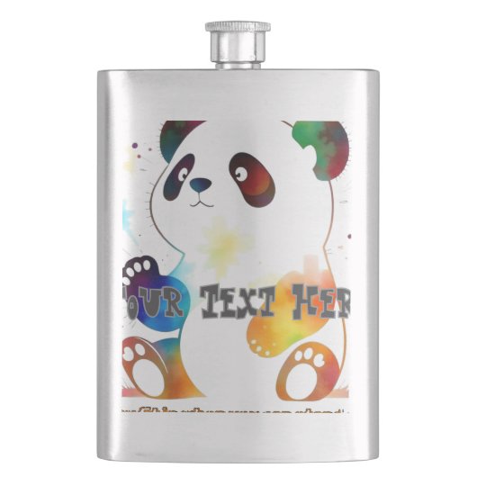 Schattigee panda in kolven flacon (Voorkant)