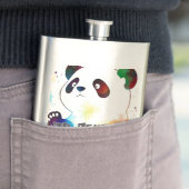 Schattigee panda in kolven flacon (Voorbeeld)