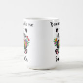 Schattigee panda, je doet me glimlachen koffiemok (Center)