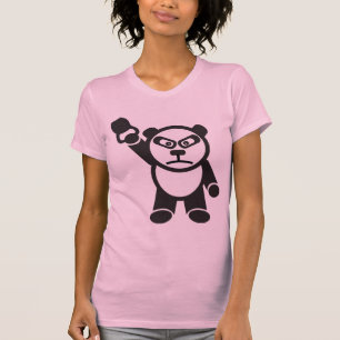 Schattigee Panda - Kettle Bell Snatch -Bamboo Stro T-shirt