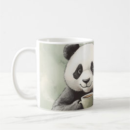 Schattigee Panda met een Mok, Koffie Mok